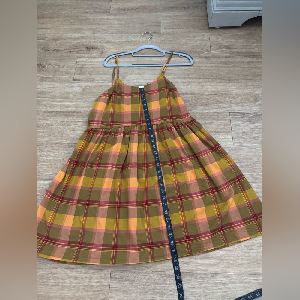 Madewell Plaid Babydoll Cami Dress - Picture 4 of 8
